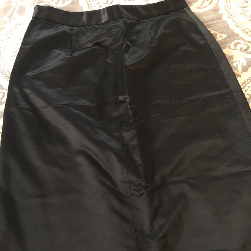 Banana Republic Shiny Knee Length Skirt